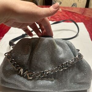 Michael Kors Silver Chain Shoulder Bag